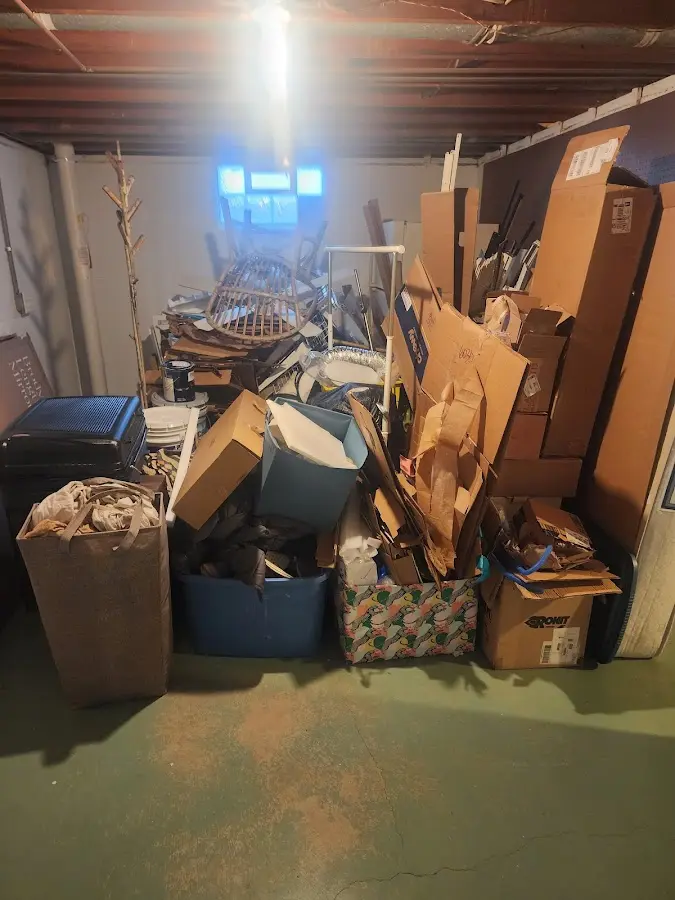 Roll-off dumpster container at job site for 20 Yard Dumpster Rental in Chaparral